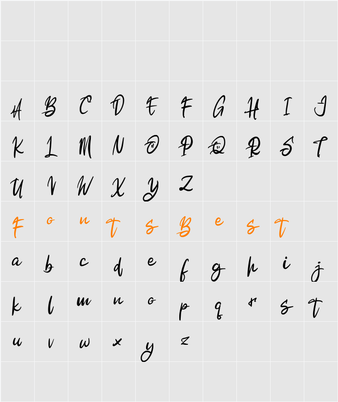 Alkatros FREE Character Map