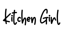 Kitchen Girl Font Image