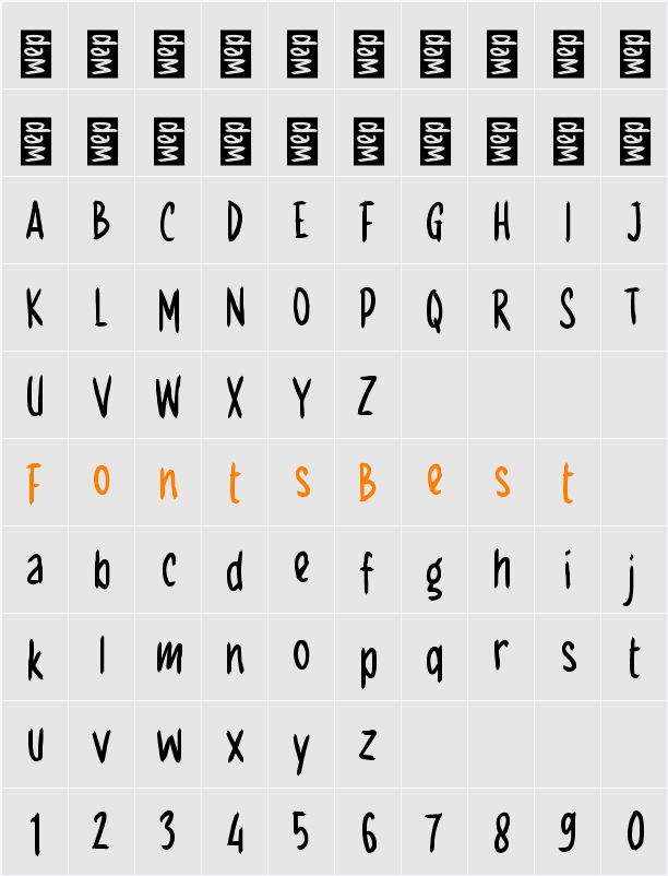g Gudang Character Map