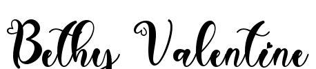 Bethy Valentine Font Image