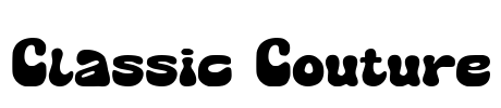 Classic Couture Font Image