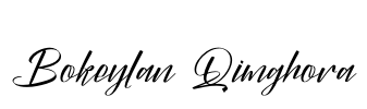Bokeylan Qimghora Font Image