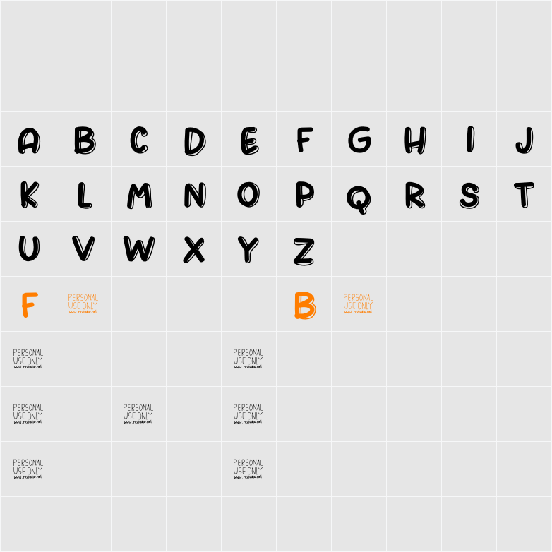 BLACKBOY Character Map