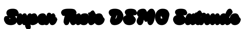 Super Taste DEMO Extrude Font Image