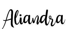 Aliandra Font Image