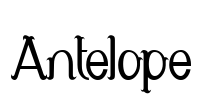 Antelope Font Image