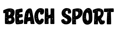 Beach Sport Font Image