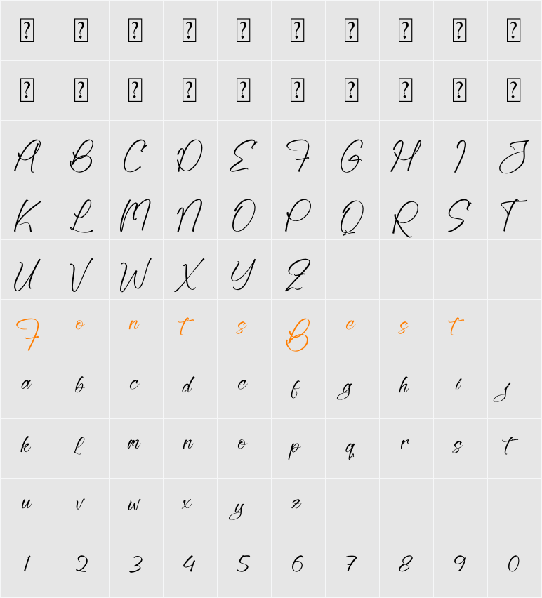 Ballmy Gettmorg Character Map
