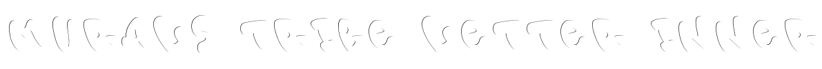 Murals Tribe Letter Inner Font Image
