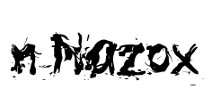n Nazox Font Image
