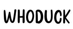 Whoduck Font Image