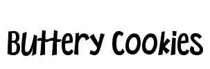 Buttery Cookies Font Image