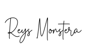 Reys Monstera Font Image