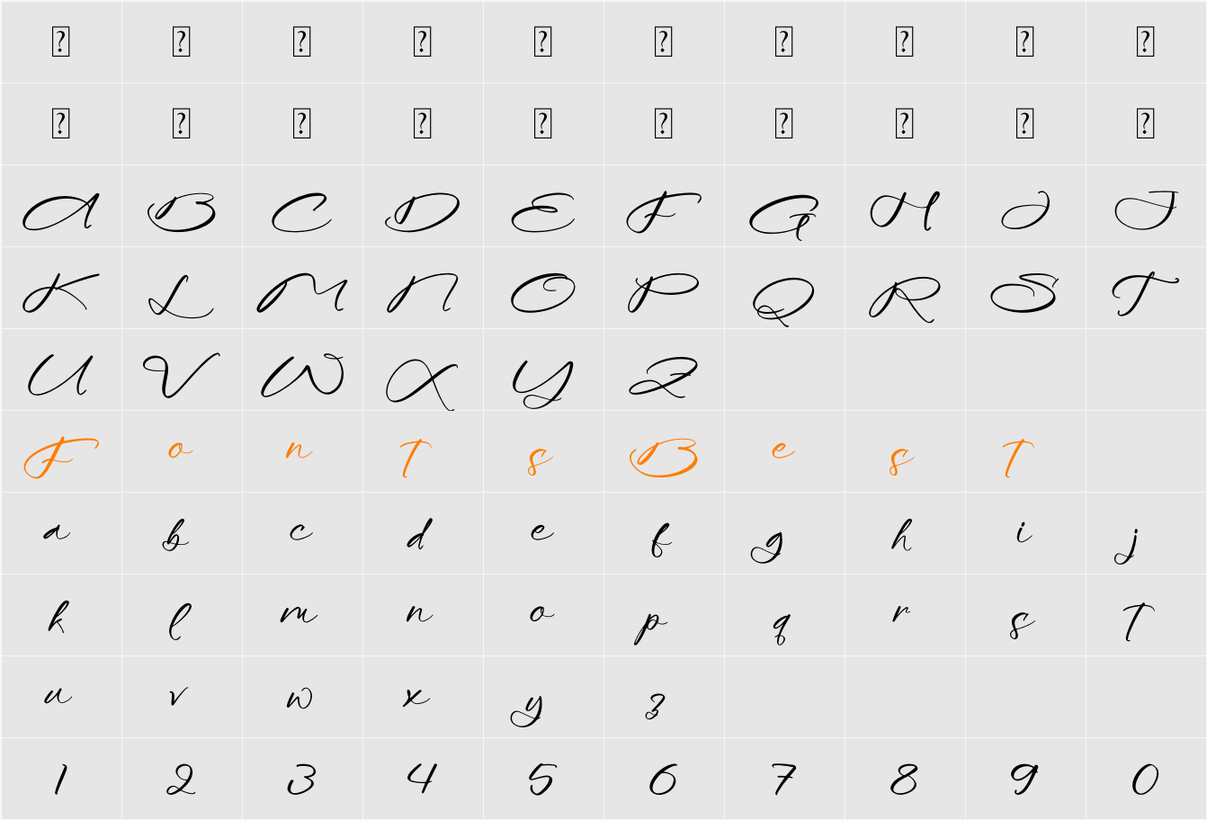 Twodinch Geliant Character Map