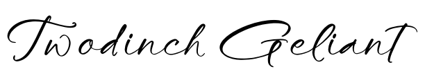 Twodinch Geliant Font Image