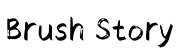 Brush Story Font Image