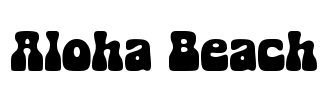 Aloha Beach Font Image