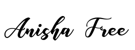 Anisha Free Font Image