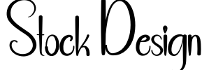 Stock Design Font Image