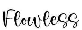 Flowless Font Image