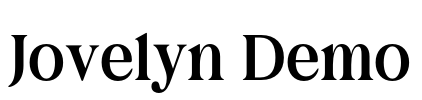 Jovelyn Demo Font Image