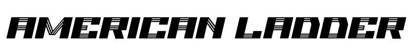 American Ladder Font Image