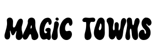 MAGIC TOWNS Font Image