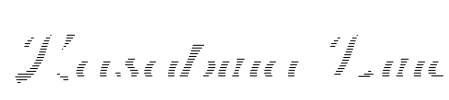 Kasabina Line Font Image