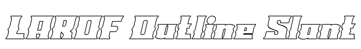 LAROF Outline Slant
