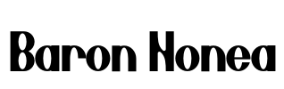 Baron Nonea Font Image