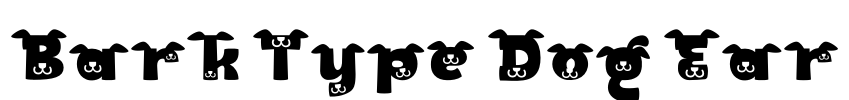 Bark Type Dog Ear Font Image