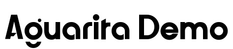 Aguarita Demo Font Image