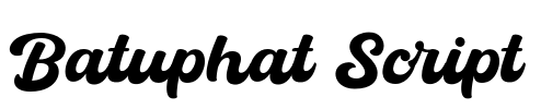 Batuphat Script Font Image