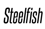 Steelfish Font Image