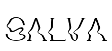 SALVA Font Image