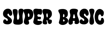 Super Basic Font Image