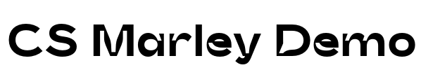 CS Marley Demo Font Image