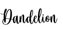 Dandelion Font Image
