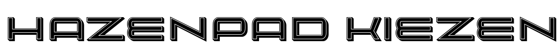 Hazenpad Kiezen Font Image