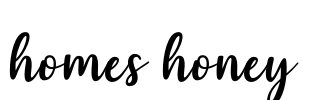 homes honey Font Image