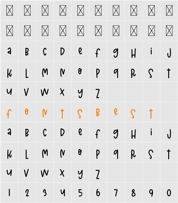 Move Only Display Character Map