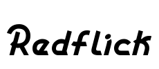 Redflick Font Image