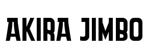 Akira Jimbo Font Image