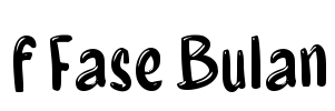 f Fase Bulan