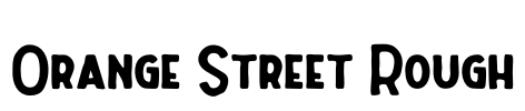 Orange Street Rough Font Image