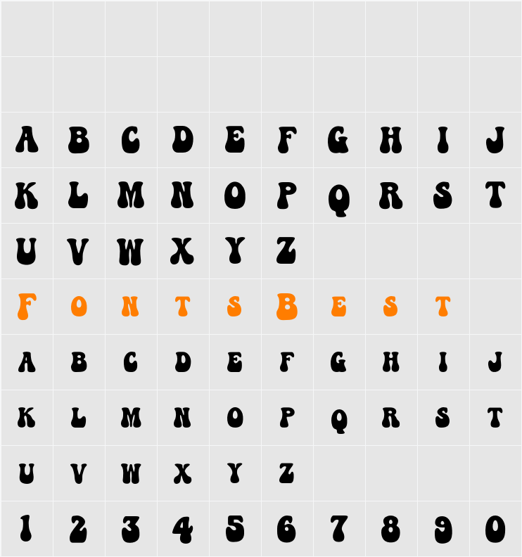 NOWLLHOUSE Free Trial Character Map