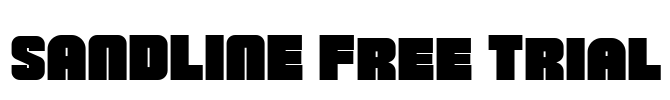 SANDLINE Free Trial Font Image