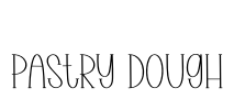 Pastry Dough Font Image