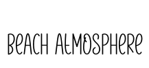 Beach Atmosphere Font Image