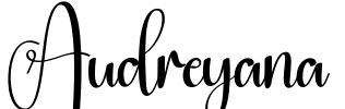 Audreyana Font Image